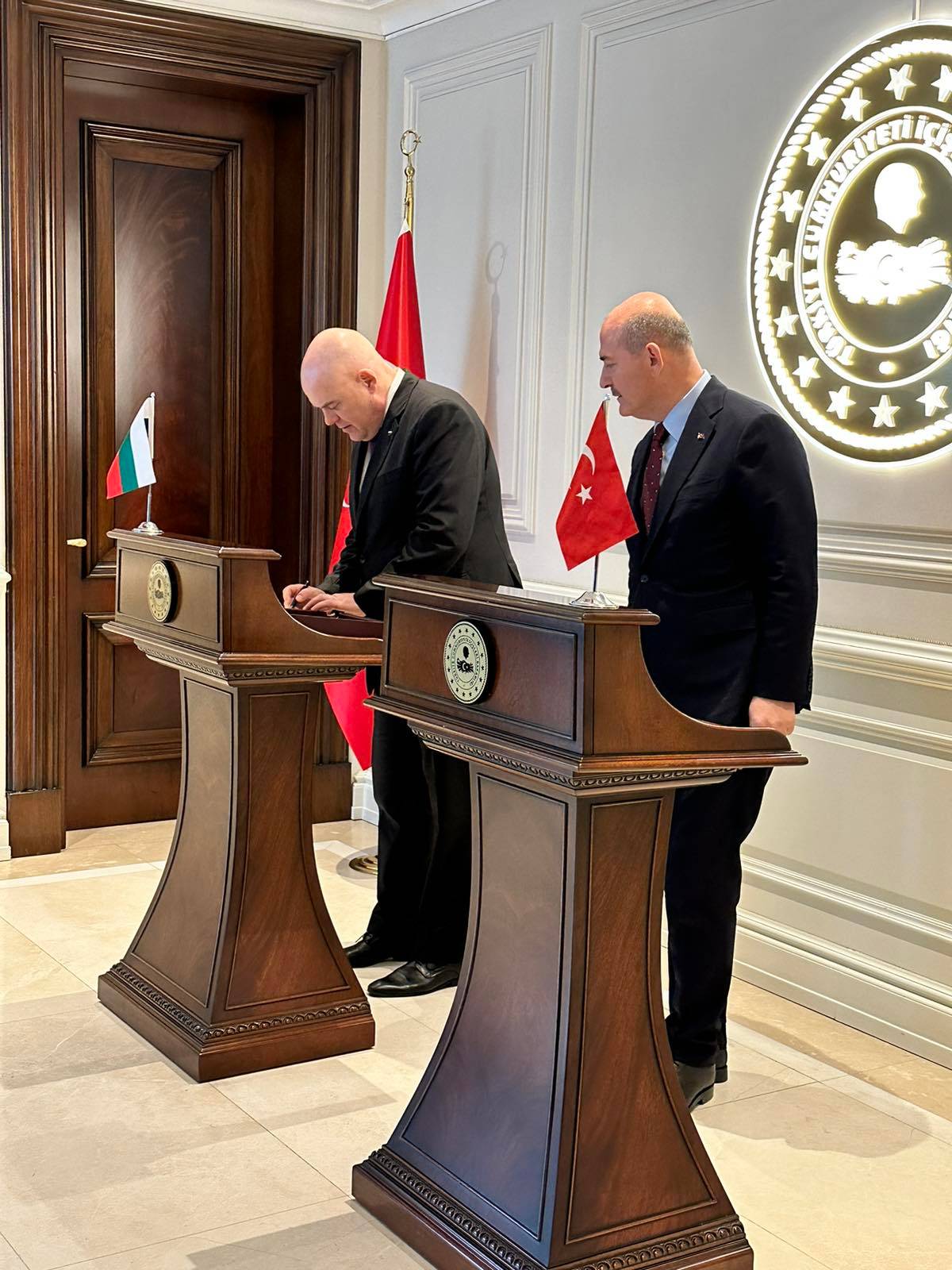  Иван Гешев и вътрешният министър на Турция Сюлейман Сойлу 